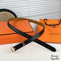 Hermès 20MM Black Pin Buckle Belt In Different Buckle Colors