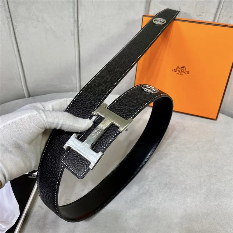 hermes belt women black