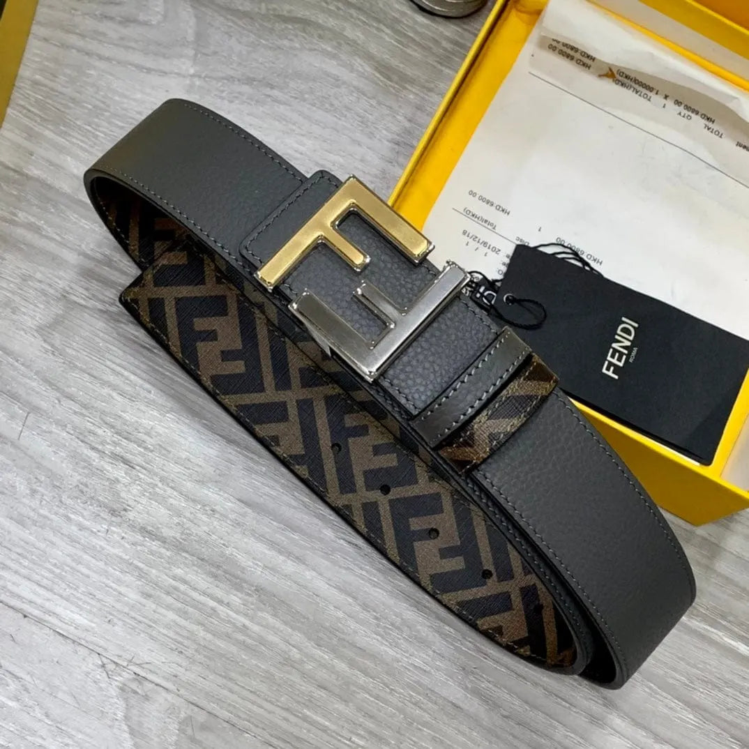 ★FENDI★リバーシブル FF レザーベルト4.0cm