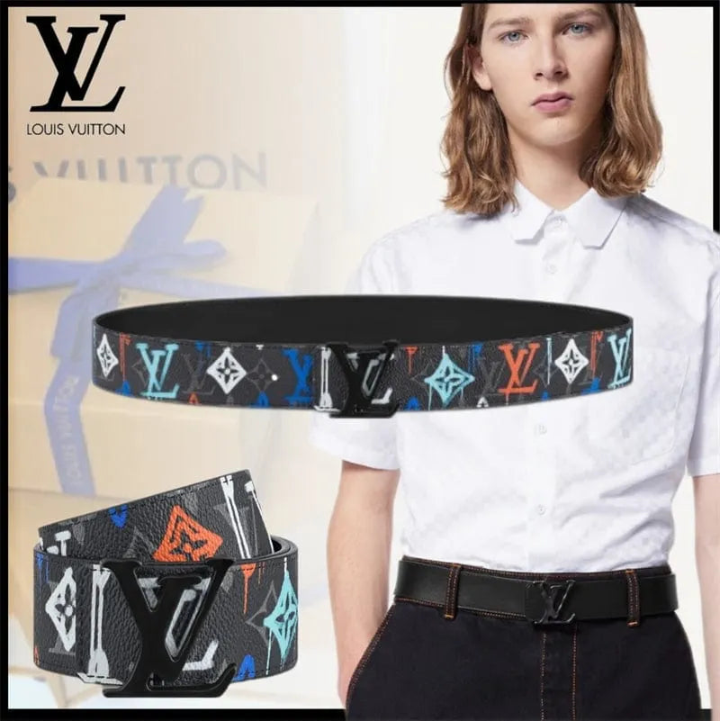 Louis Vuitton サンチュール・LV シェイプ 40MM リバーシブルベルトM0637
