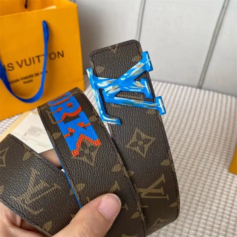 Louis Vuitton サンチュール・LVピラミッド 40MM リバーシブル ベルトM0495