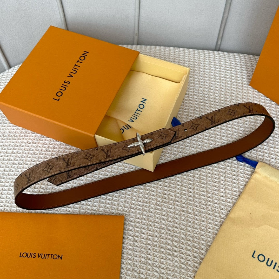 louis vuitton LV reversible women s original single belt