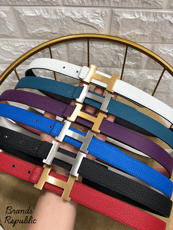 Hermès 25MM H Logo Constance Reversible Belts