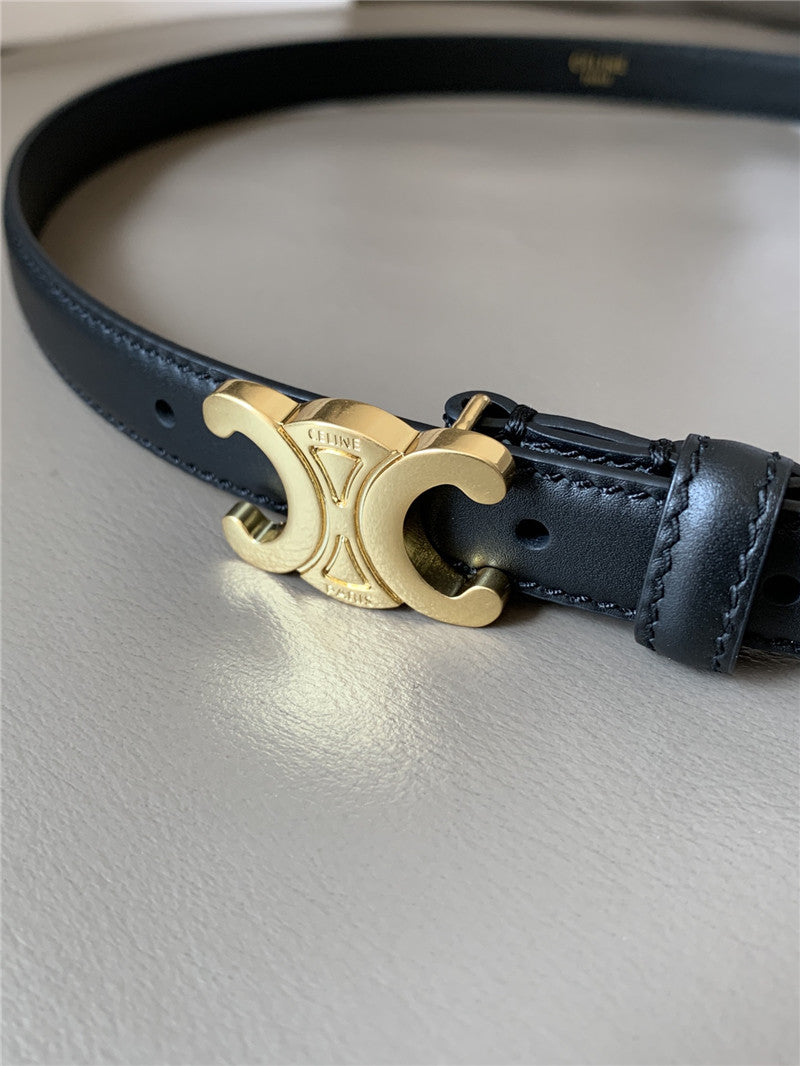 celine reversible belt in original smooth calfskin