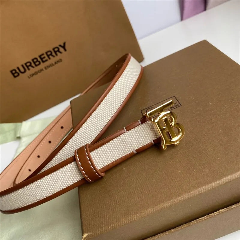 burberry B buckle belt