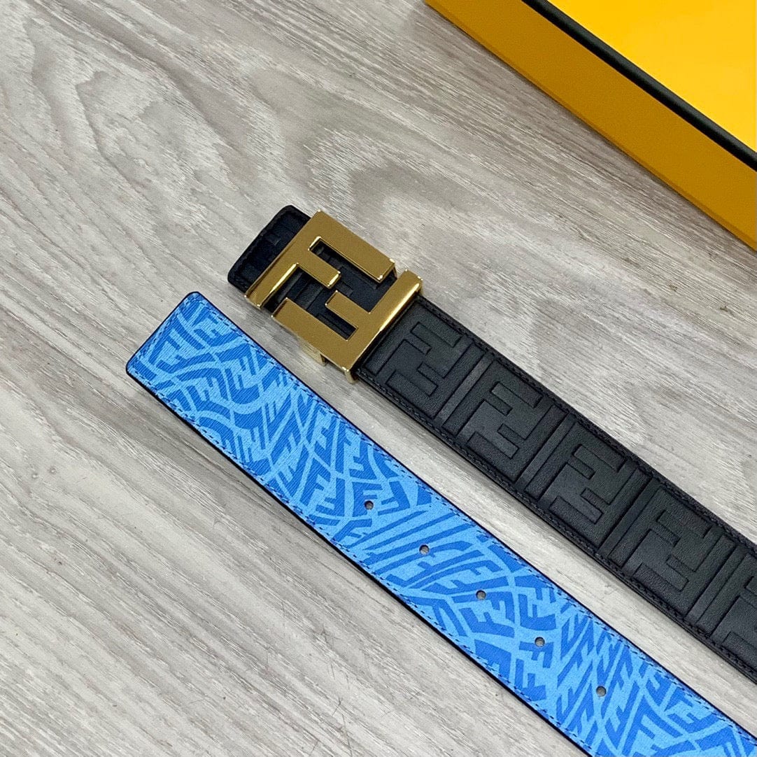 【FENDI】★FFロゴ レザー リバーシブル ベルト★