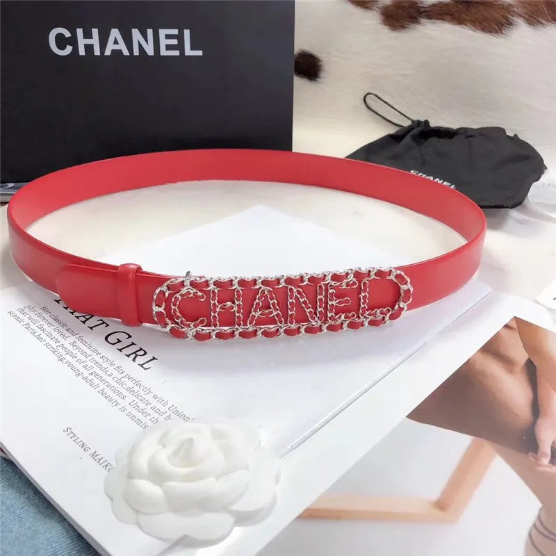 chanel color belt