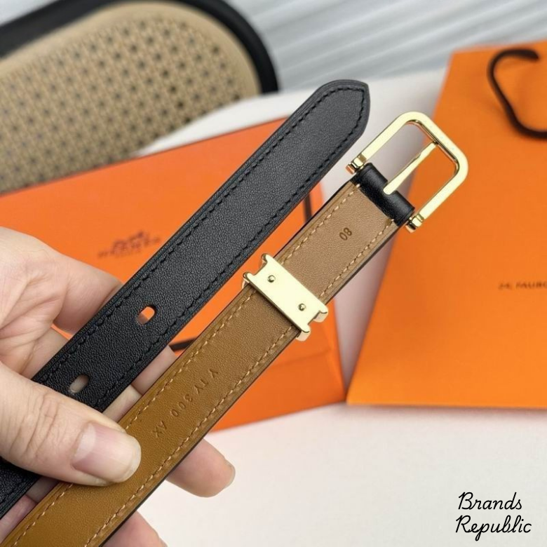 Hermès 20MM Black Pin Buckle Belt In Different Buckle Colors