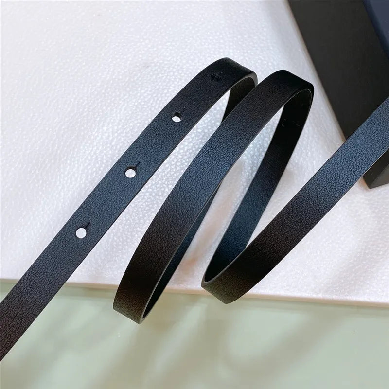 chanel stainless steel buckle diamond calfskin belt