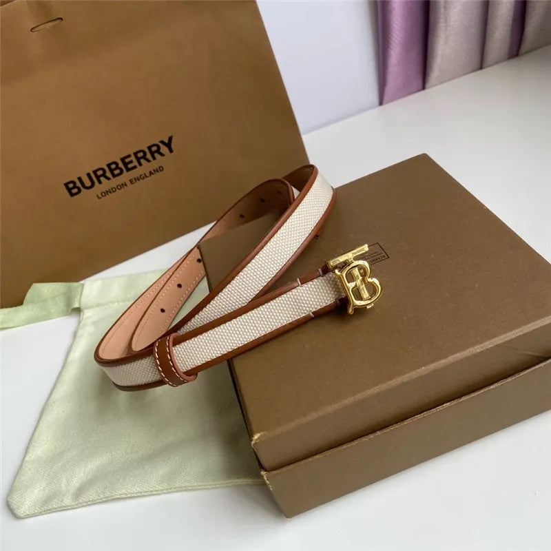 burberry B buckle belt