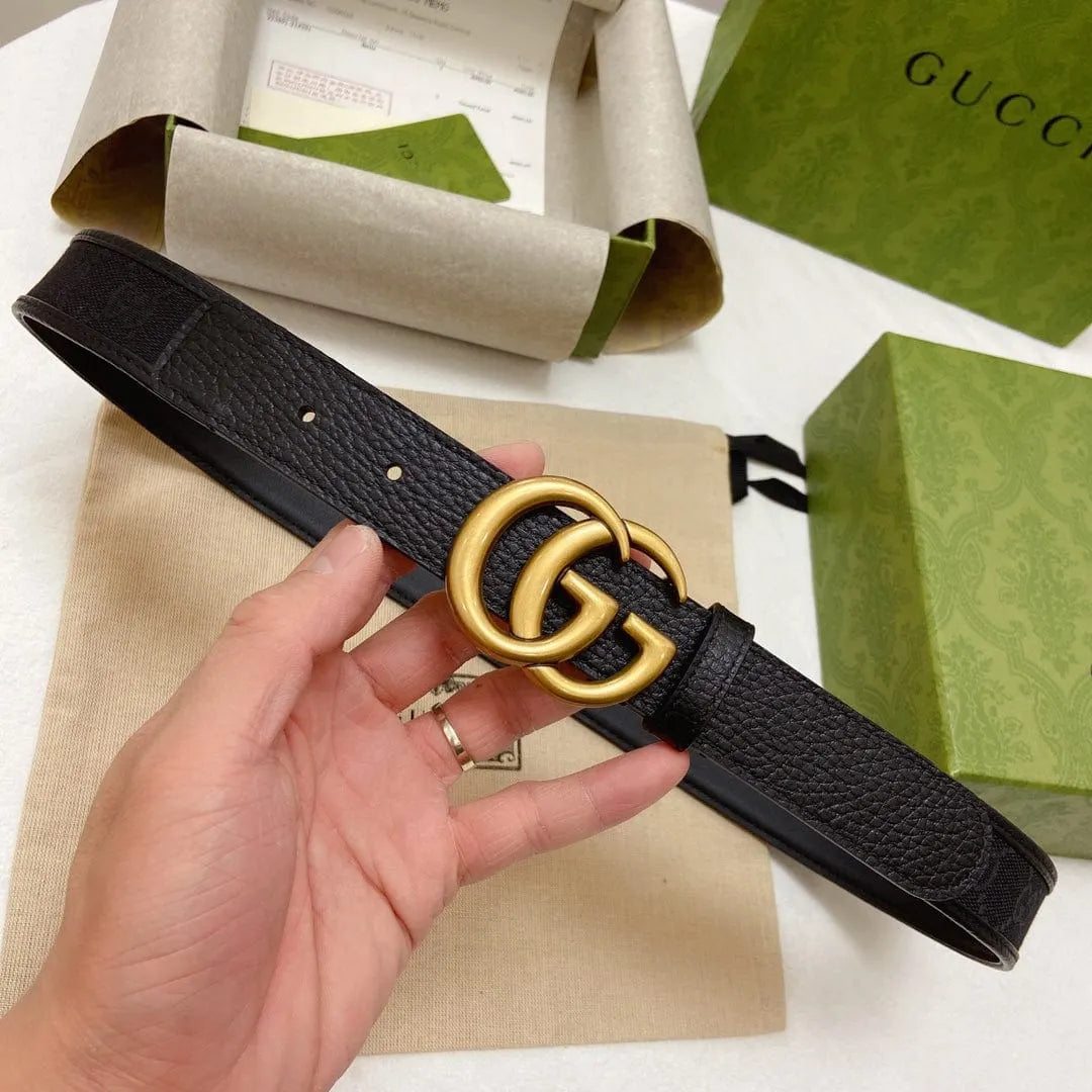GUCCI グッチ GGバックル レザー ベルト