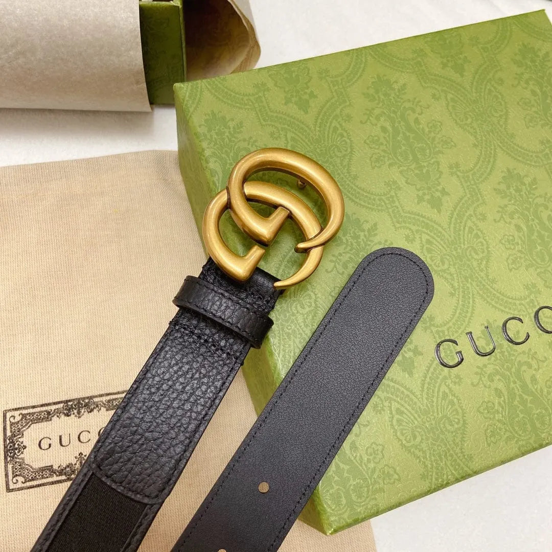 GUCCI グッチ GGバックル レザー ベルト