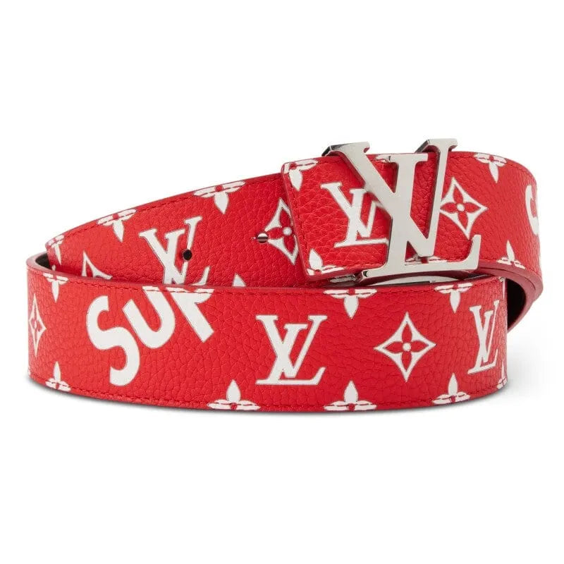 Louis Vuitton x Supreme ウルトラレア レッド 40MM リバーシブルベルトMP015S