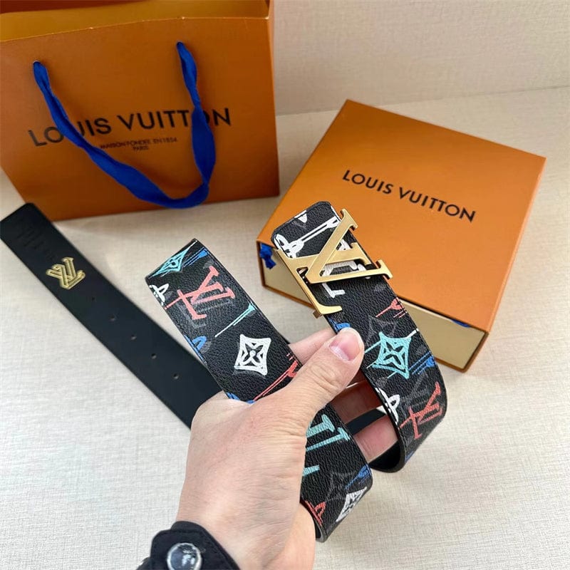 Louis Vuitton サンチュール・LV シェイプ 40MM リバーシブルベルトM0637