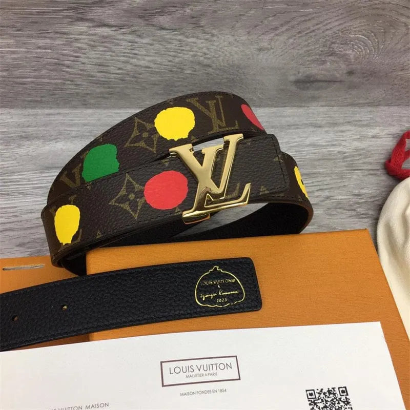 Louis Vuitton 草間彌生 30mm モノグラム リバーシブルベルトM0655