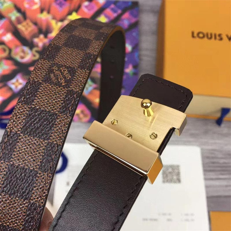 Louis Vuitton ミニ・ダミエ サンチュール・LV イニシャル 25MMベルトM9267V