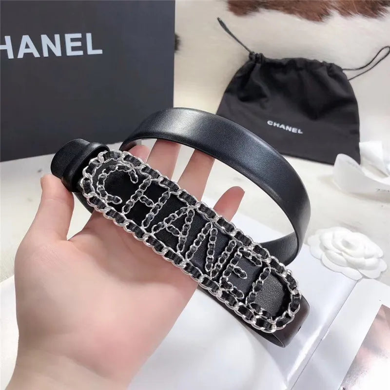 chanel color belt