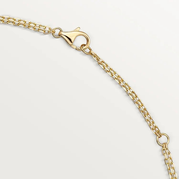 LOVE NECKLACE, 2 DIAMONDS