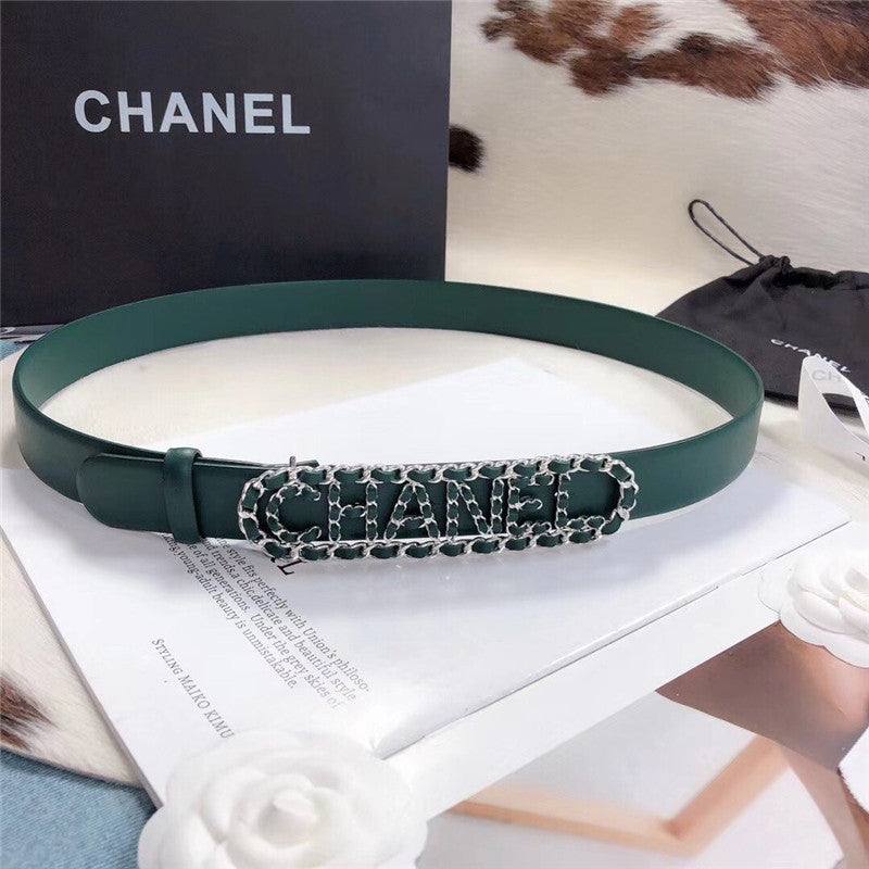 chanel color belt