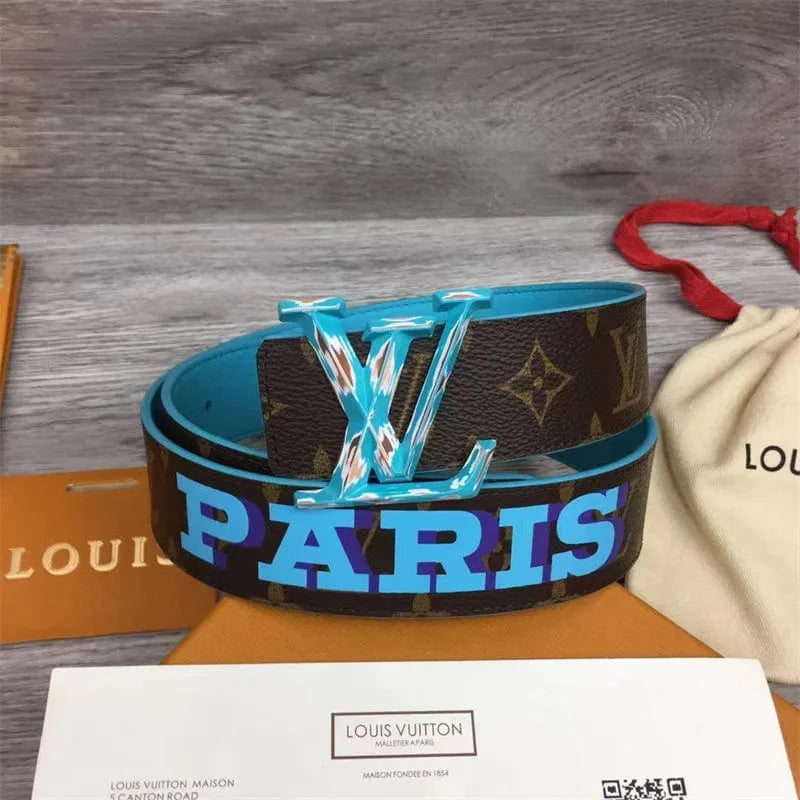 Louis Vuitton サンチュール・LVピラミッド 40MM リバーシブル ベルトM0495
