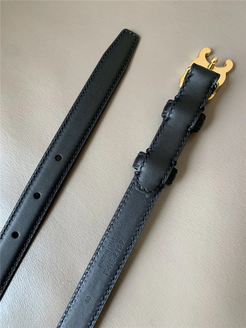 celine reversible belt in original smooth calfskin