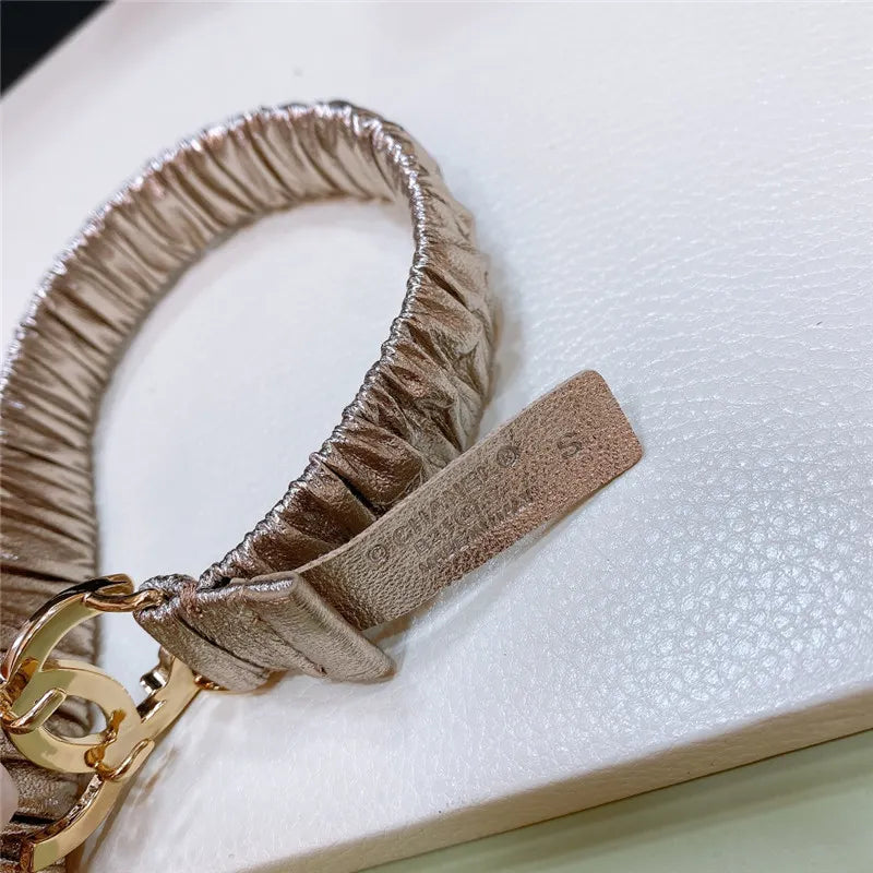chanel calfskin elastic belt