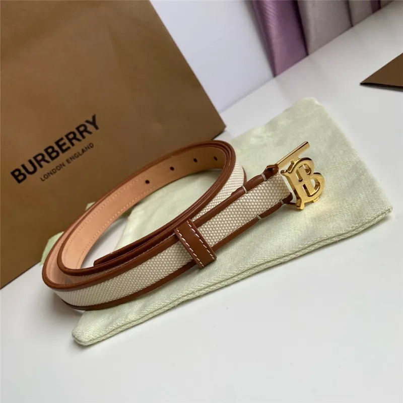 burberry B buckle belt