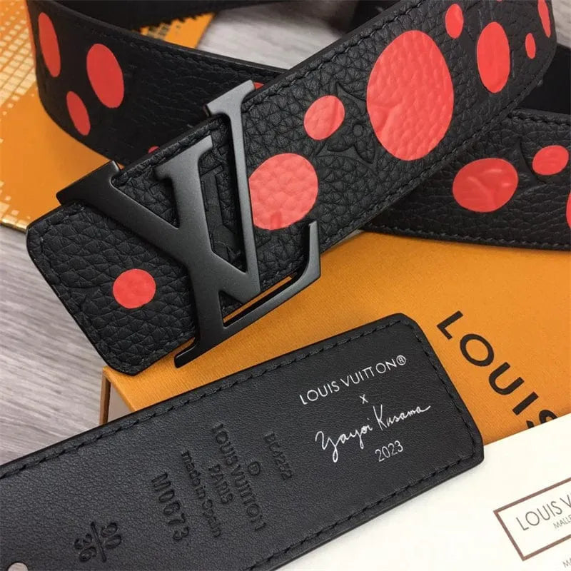 Louis Vuitton 草間彌生 40mm ドット リバーシブルベルトM0673T