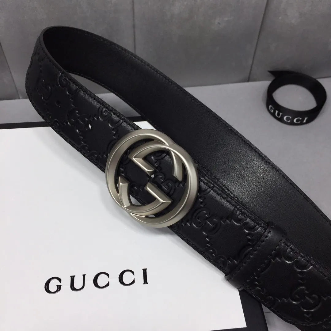 gucci belt 40mm Silver