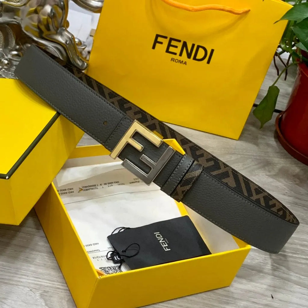 ★FENDI★リバーシブル FF レザーベルト4.0cm
