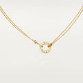 LOVE NECKLACE, 2 DIAMONDS