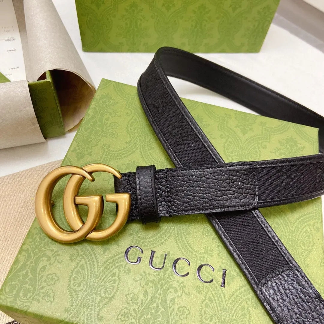 GUCCI グッチ GGバックル レザー ベルト
