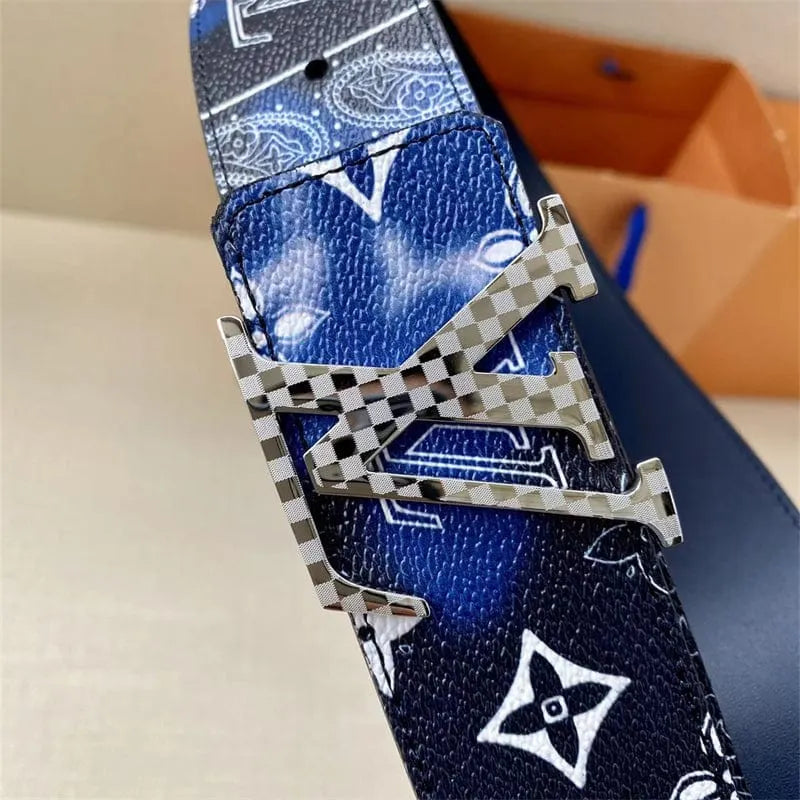 Louis Vuitton サンチュール LV イニシャル リバーシブル ベルトM0530