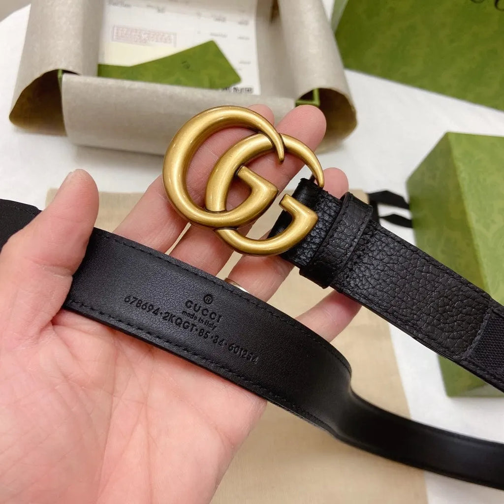 GUCCI グッチ GGバックル レザー ベルト