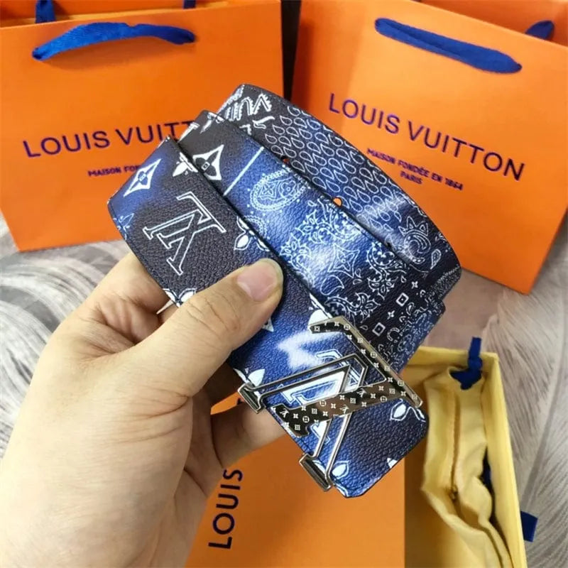 Louis Vuitton サンチュール LV イニシャル リバーシブル ベルトM0530