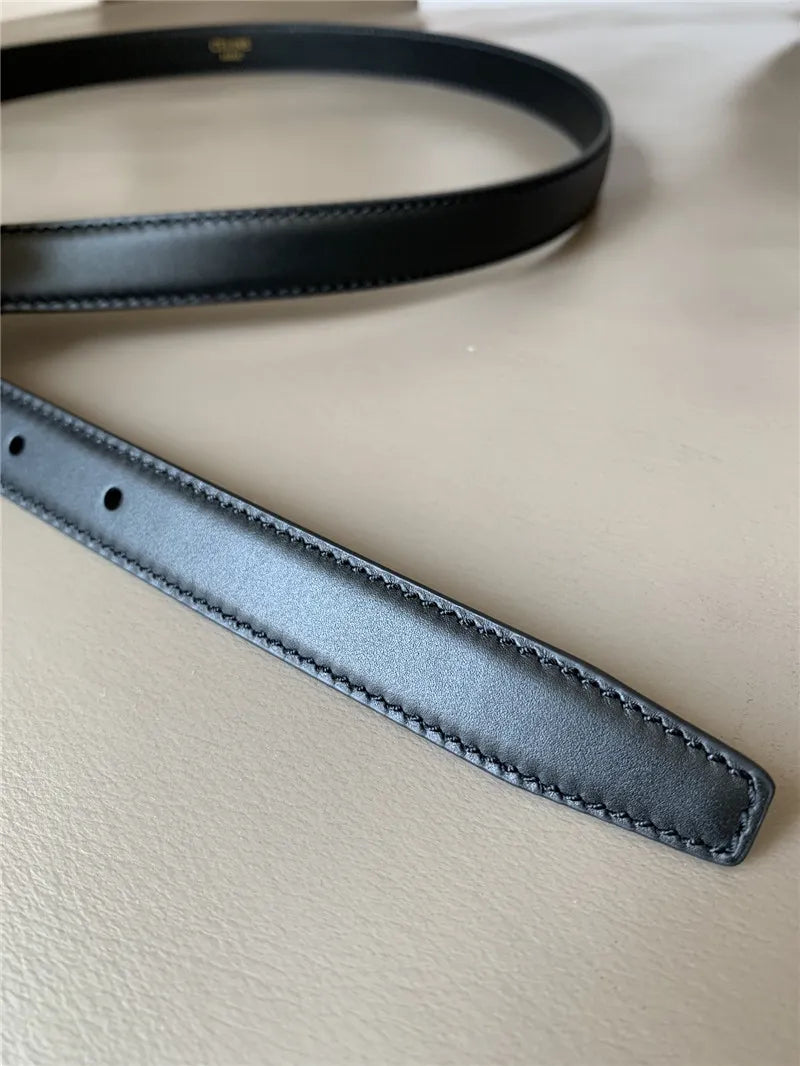 celine reversible belt in original smooth calfskin