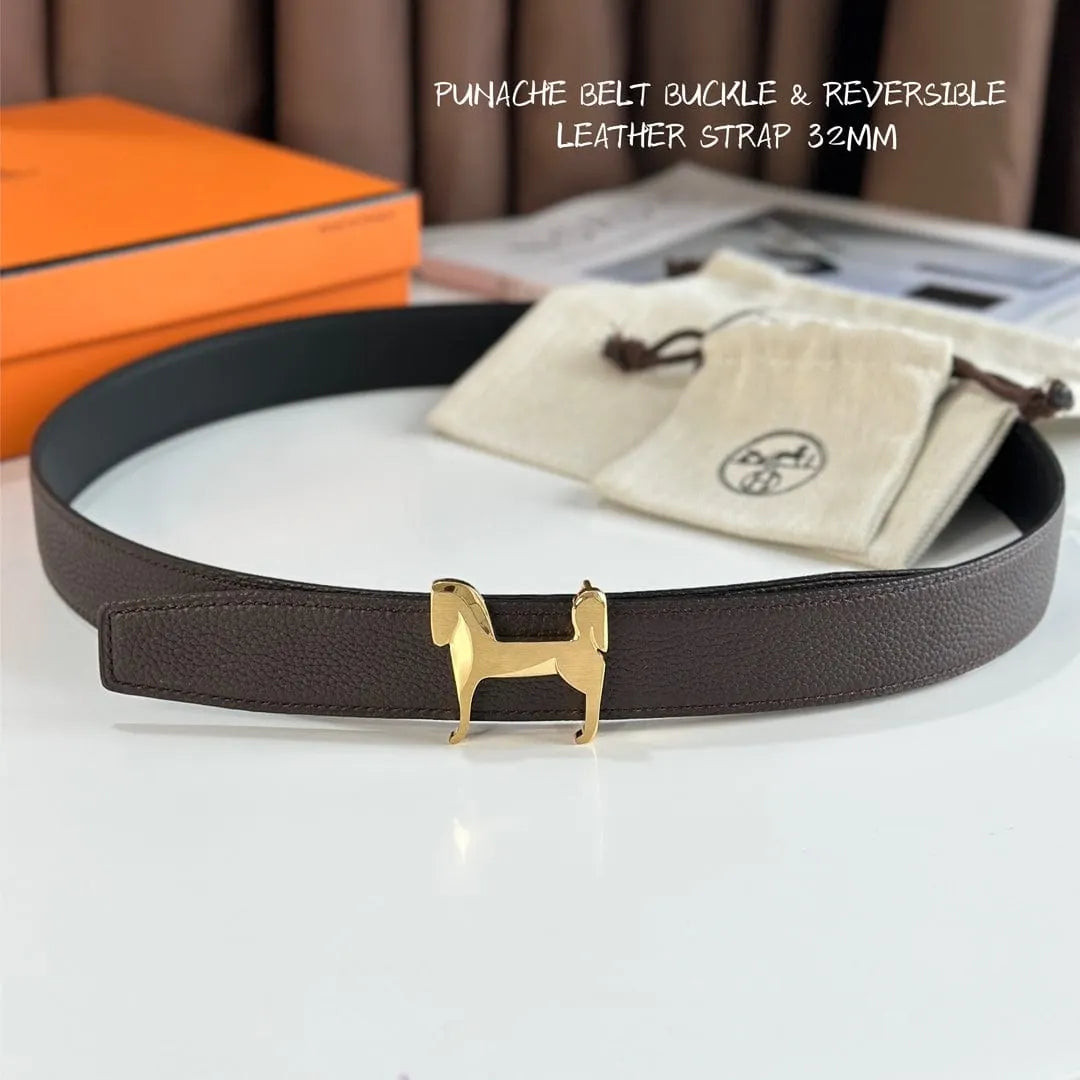 HERMES リバーシブルベルト 32mm