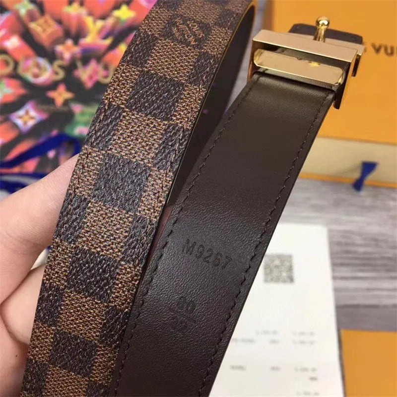 Louis Vuitton ミニ・ダミエ サンチュール・LV イニシャル 25MMベルトM9267V