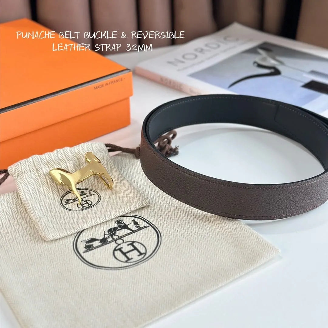 HERMES リバーシブルベルト 32mm