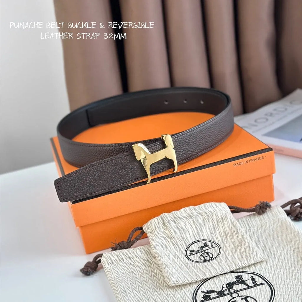 HERMES リバーシブルベルト 32mm