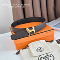 HERMES リバーシブルベルト 32mm
