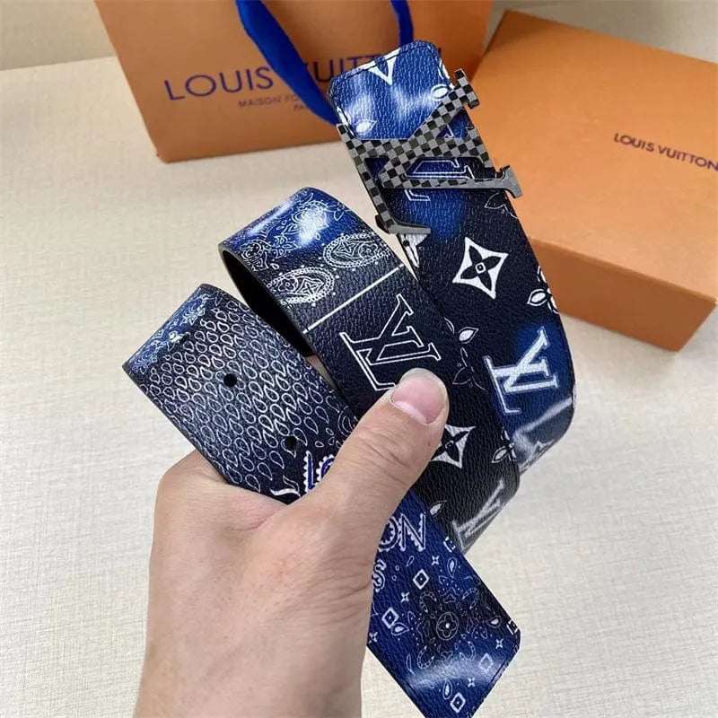 Louis Vuitton サンチュール LV イニシャル リバーシブル ベルトM0530