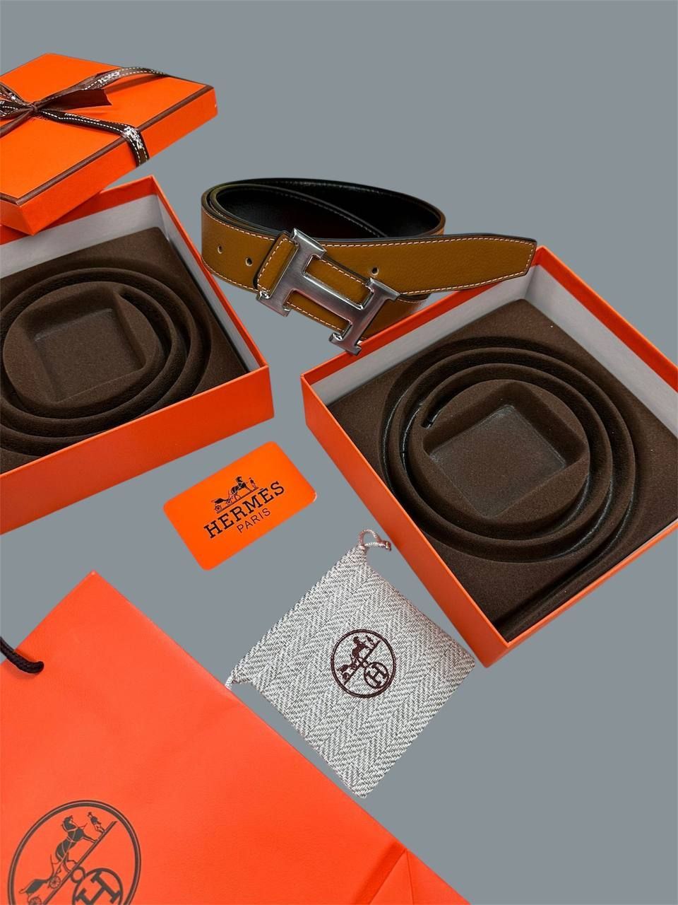 Hermes Classic Glossy Buckles Adjustable Men’s Belts in Different Colors