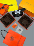 Hermes Classic Glossy Buckles Adjustable Men’s Belts in Different Colors